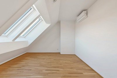 !!! EXKLUSIV !!! >> luxuriöse DG Wohnung mit eigenem Liftzugang, zwei Bäder und Dachterrasse >> TOP Anbindung