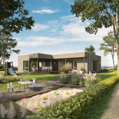 LivingHaus Traum-Bungalow - Modernes Wohnen im Bauhausstil mit LivingHaus-Komfort