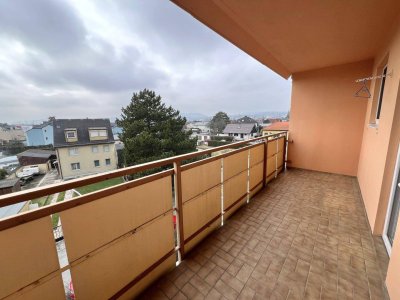 GUT GESCHNITTENE 1-ZIMMER-WOHNUNG MIT GROSSER SÜD-LOGGIA
