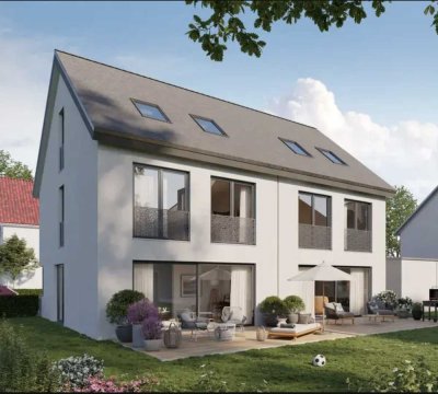 Große Doppelhaushälfte mit Keller, Garage und Garten
