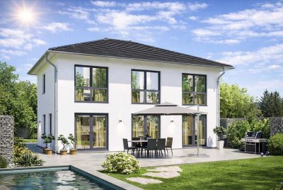Modernes Einfamilienhaus mit Grundstück und Garten in ruhiger Lage