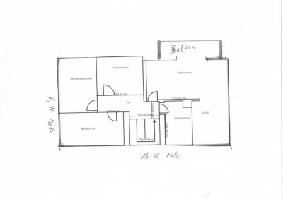 Penthousewohnung mit 4 Zimmern in Rochlitz