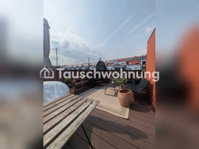 Tauschwohnung: Wohnung mit großer Dachterrasse an der Gasselstiege
