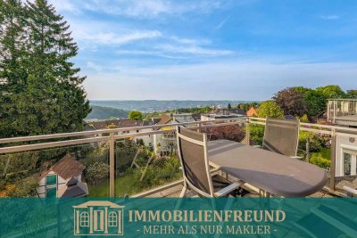 Charmante Maisonette-Wohnung mit großem Sonnenbalkon & Weitblick + Garage in der Südstadt