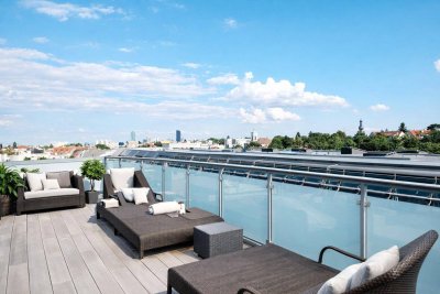 Exklusive Rooftop-Wohnung in Bestlage Wiens – luxuriöses Wohnerlebnis mit Panoramablick