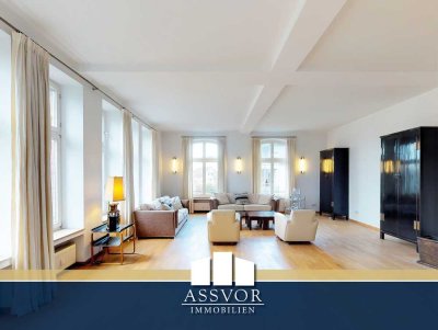 Altbau-Perle mit einer Fläche von ca. 130 m² und bis zu 3,20 m hohen Decken