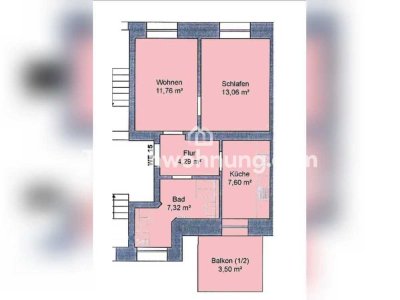 Tauschwohnung: Moderne Wohnung mit EBK und Balkon