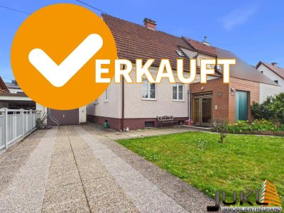 ST. MARTIN bei TRAUN : Wohnhaus (Doppelhaushälfte) ca. 135 m² Wohnfläche + GARAGE, GRUNDSTÜCK ca. 469 m²