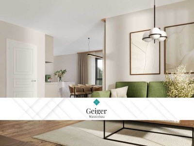 Penthouse mit Ausblick: Sonnige Dachterrasse, großer Wohnbereich & zwei vollwertige Bäder - KfW 55!