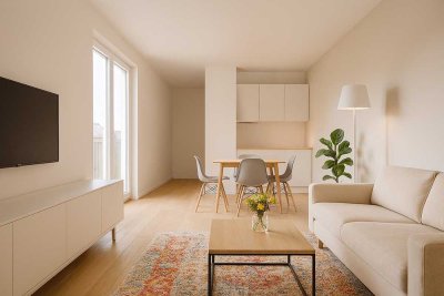 Moderne 1 -Zimmer-Neubauwohnung in Darmstadt Mitte– ab Februar 2026