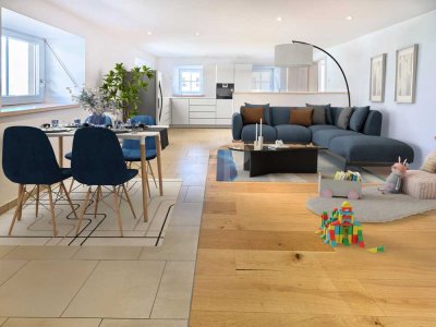 Energieeffiziente Wohnung mit moderner Ausstattung und Südwestbalkon - Nähe Chiemsee