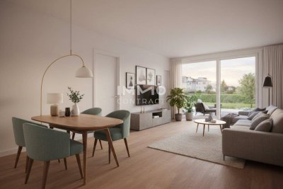 Rendite-Highlight im Neubau: Stylische 2-Zimmer-Wohnung mit Balkon &amp; Küche geschenkt