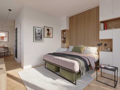 Gemütliche 2-Zimmer-Wohnung mit Balkon in Wassernähe – Dünenhaus
