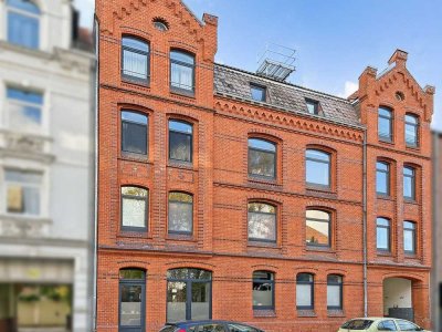 Traumhafte Dachgeschosswohnung mit großer Sonnenterrasse über den Dächern von Hannover-Hainholz