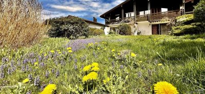 Zauberhaftes Doppelhaus mit traumhaftem Bergpanorama und Schlossblick in Aschau