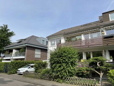 Gut geschnittene 3 Zi.-Whg. mit sonnigem Balkon in direkter, ruhiger Ortskernlage von D-Angermund