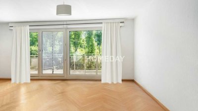 Großzügige 3-Zimmer-Wohnung mit 2 Balkonen und Tiefgaragenstellplatz – stilvoll wohnen am Waldrand