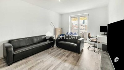 Attraktive 2-Zimmer-Wohnung mit Loggia in ruhiger Lage von Neuburg