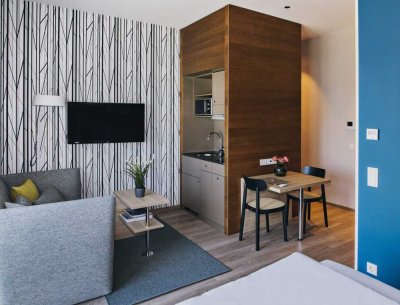 Luxus Mini-Apartment in Raunheim/FRA: Möbliert, ruhig, Terrasse-nur 5 min. vom Frankfurter Flughafen