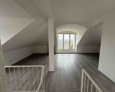 Traumhafter Blick auf Mainz. 4-Zimmer-Maisonette mit Balkon auf den Kupferbergterrassen