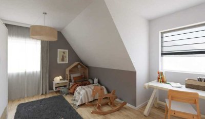 Modernes Einfamilienhaus mit Außenstellplatz