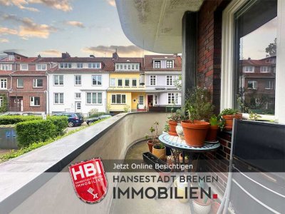 Östliche Vorstadt / Zentrale 3-Zimmer-Wohnung mit Balkon und Loggia