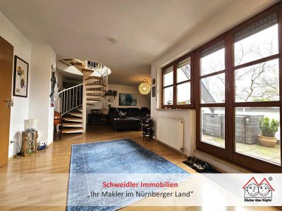 Singles & Paare aufgepasst: Gepflegte 3,5-Zimmer-Maisonette mit Loggia in Schwaig-Behringersdorf