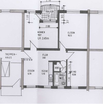 Stilvolle, modernisierte 3-Zimmer-Erdgeschosswohnung mit geh. Innenausstattung mit Balkon und EBK