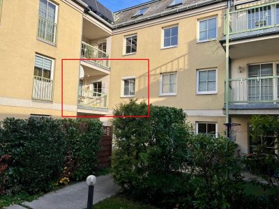 Stilvoll wohnen im Grünen – Voll möblierte 2-Zimmer-Wohnung mit Loggia in Wien//Stylish Living in a Green Setting – Fully Furnished 2-Room Apartment with Loggia in Wien