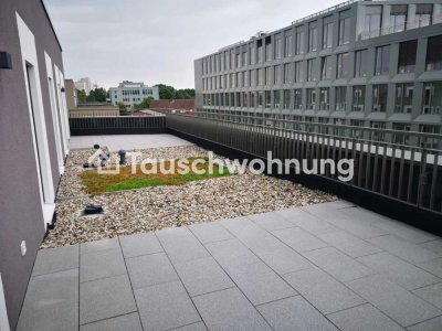 Tauschwohnung: Moderne Wohnung mit großzügiger Dachterrasse