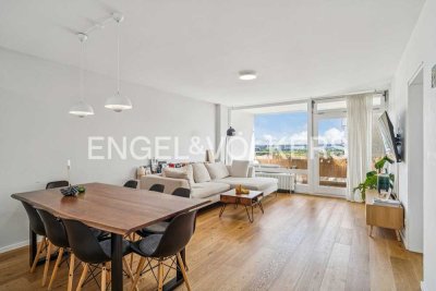 Hochwertig sanierte Drei-Zimmer-Wohnung mit zwei Balkonen und Weitblick