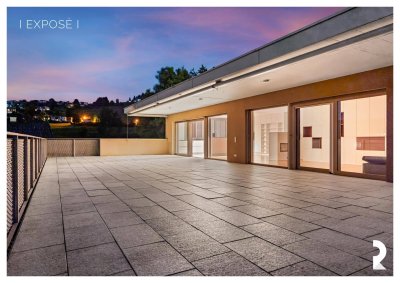 STILVOLLES PENTHOUSE IN BESTLAGE VON GÖFIS – GROSSZÜGIGE TERRASSE MIT PANORAMABLICK