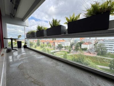 Ihmezentrum- Exklusive Maisonette mit Glasbalkon und zwei Dachterrassen!