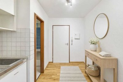 Kapitalanlage oder Eigenheim: 1-Zimmer-Apartment mit Balkon und Tiefgarage