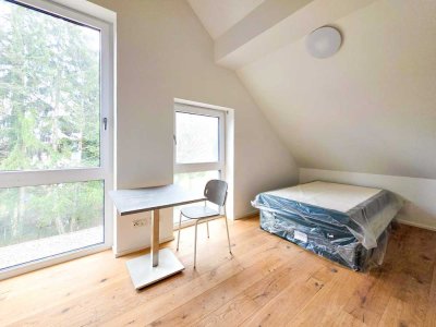 Hochwertige 1-Zimmer-Wohnung im Studentenresidenz: Küche + Fitnessraum + Gemeinschaftsraum + Garten
