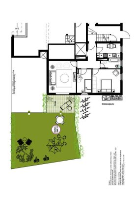 Bestlage Museumspark/Ecke Adolfstrasse mit Terrasse und c. 75 qm Privatgarten!