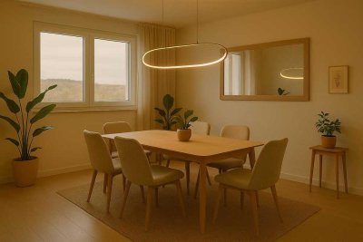 Stilvolle, neuwertige 4-Zimmer-DG-Wohnung mit Balkon und EBK, provisionsfrei