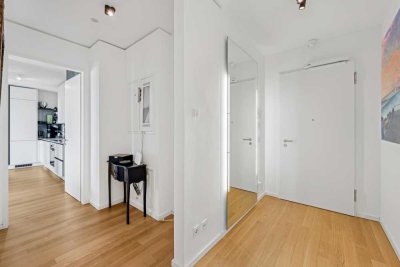 Luxuriöses City-Living: Stilvolle 3-Zimmer-Wohnung mit Rheinblick, EBK & TG-Stellplatz