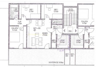 Exklusives 4-Zimmer Penthouse mit Dachterrasse im 4. OG in Karlsruhe Nordstadt