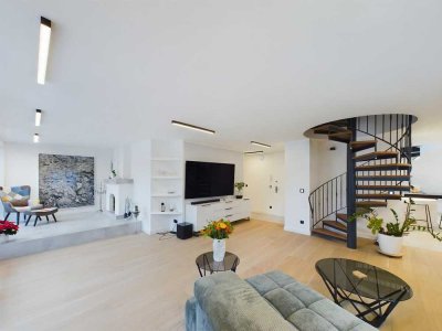 Klimatisierte Maisonette in exklusiver Isar-Lage, hochwertig modernisiert