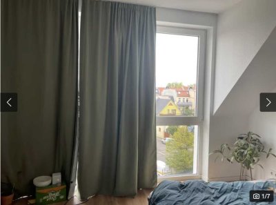 Helle 3-Zimmer Maisonette-Wohnung mit Balkon in Leipzig-Leutzsch