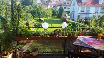 gepflegte modernisierte 3-Zimmer-Wohnung mit Balkon und Einbauküche in Tübingen