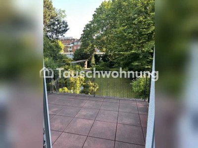 Tauschwohnung: Biete 1 Zimmer Wohnung mit großer Terrasse