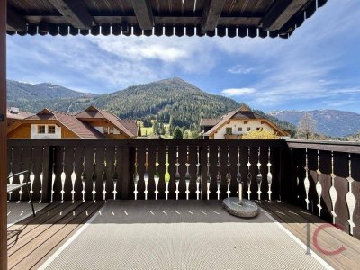 Perfekt ausgestattete 3-Zi.-Wohnung, Aussichtsbalkon, Nähe Therme u. Skilift
