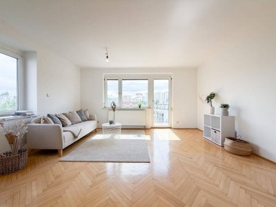 Traumhafte 3,5-Zimmer-Wohnung mit Schlossbergblick in ruhiger &amp; zentraler Wohnlage nahe der Mur