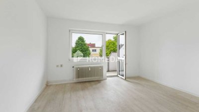 Neu sanierte 3-Zimmer-Wohnung mit überdachtem Balkon in ruhiger Lage