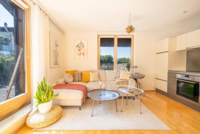 Sonnen Terrasse - Exklusive 2 Zimmer Terrassenwohnung im nördlichen Flachgau