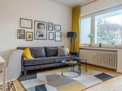 **FURNISHED** Modernes Gartenapartment in Oberkassel