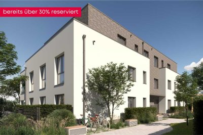 Lichtdurchflutete 2,5-Zimmer-Neubauwohnung: Perfekt für Singels und Paare