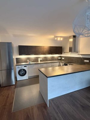 Exklusive teilmöblierte 2-Zimmer-Wohnung (53,88 m²) +  offene Wohnküche + Tiefgarage, HD-Neuenheim